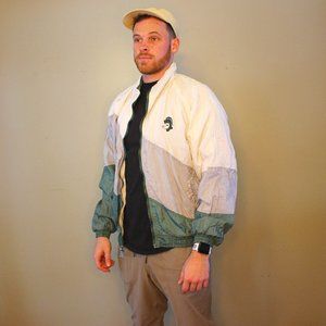 Vintage Michigan State - Windbreaker Full Zip